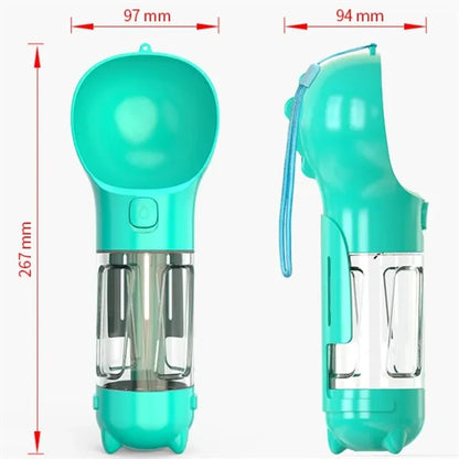 10Oz. Versatile Pet Drinking Feeder Dog Travel Bottle Set