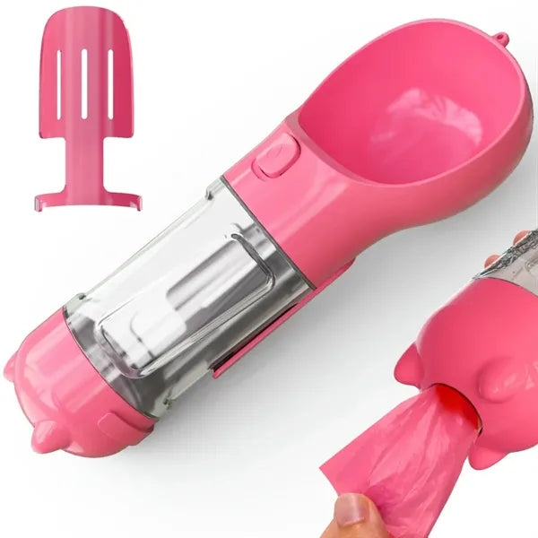 10Oz. Versatile Pet Drinking Feeder Dog Travel Bottle Set