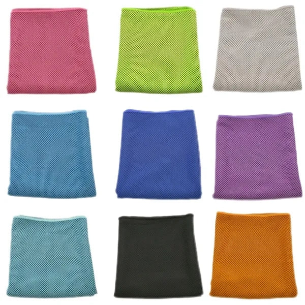 Portable Ice Cooling Towels with Storage Case Chilly