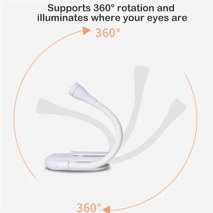 Clip On Book Reading Light Lamp