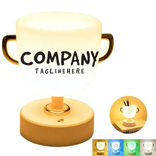 Trophy Night Light Lamp Pen Holder