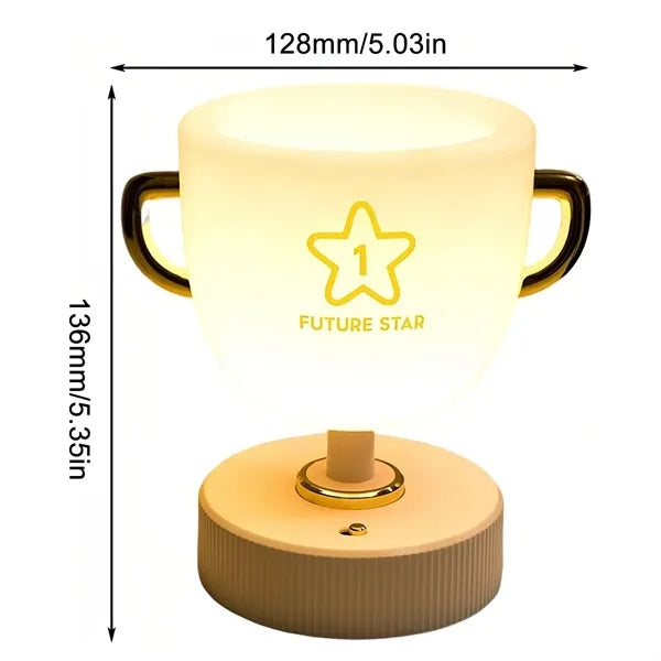 Trophy Night Light Lamp Pen Holder