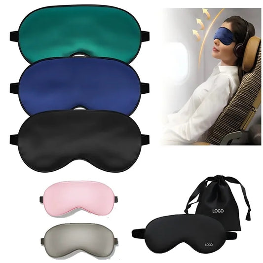 Silk Eye Masks with Adjustable Strap