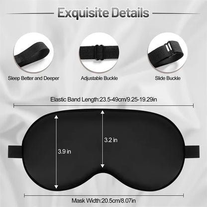 Silk Eye Masks with Adjustable Strap