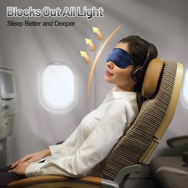 Silk Eye Masks with Adjustable Strap