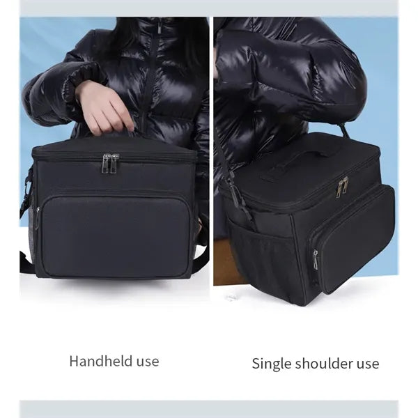 Insulated Lunch Bag with Handle and Strap