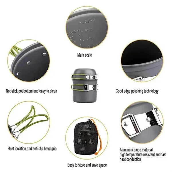 Portable  Camping Cookware Set