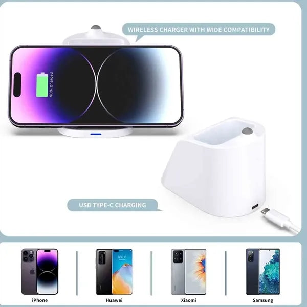 15W Wireless Charger With Pen Holder