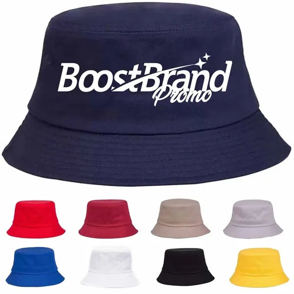 Casual  Cotton Bucket Hat for Sun Protection