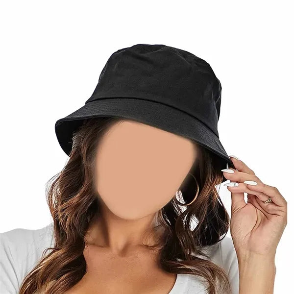 Casual  Cotton Bucket Hat for Sun Protection