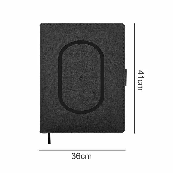 Wireless Charging Notebook with 8000mAh Power Bank