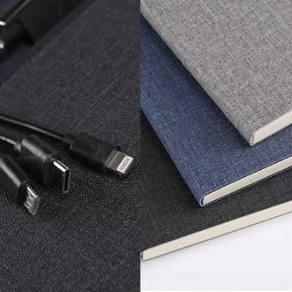 Wireless Charging Notebook with 8000mAh Power Bank