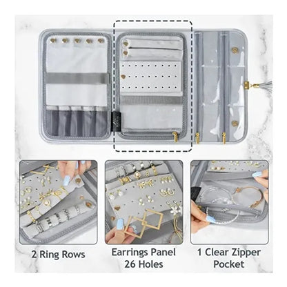 Foldable Travel Jewelry Bag