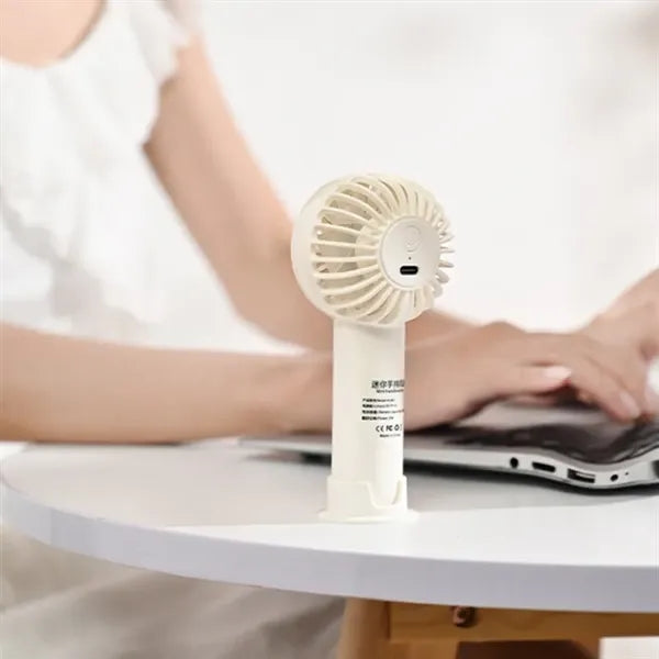 3 Speed Mini Portable Fan with Base