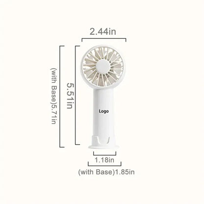 3 Speed Mini Portable Fan with Base