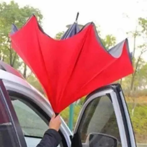 C-Shaped Handle Inverted Umbrella