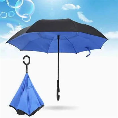 C-Shaped Handle Inverted Umbrella