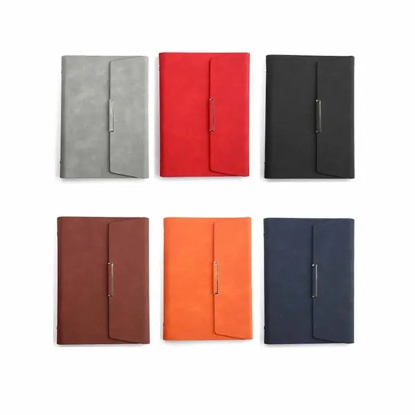 A5 Refillable Leather Notebook with Binder