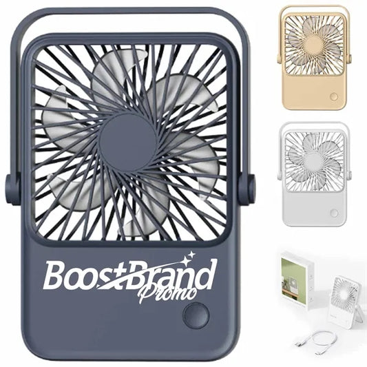 Portable Desk Mini Fan with Powerful Airflow