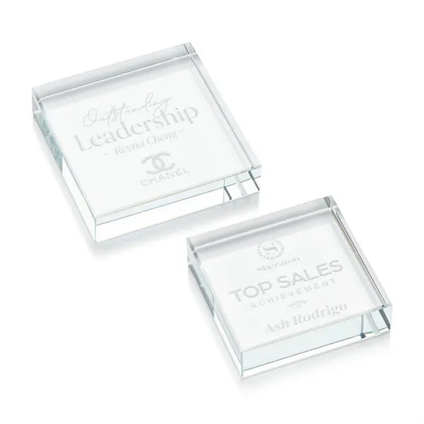 Winston Square Paperweight