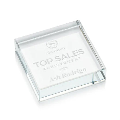 Winston Square Paperweight