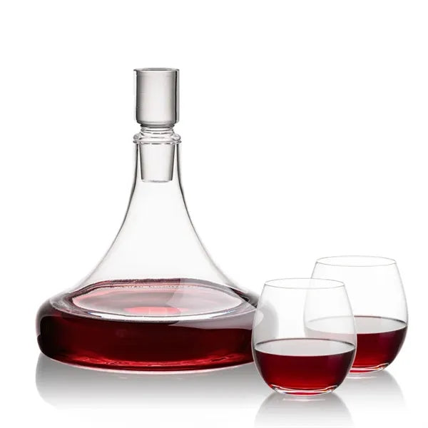 Ashby Decanter & Redmond Stemless Wine