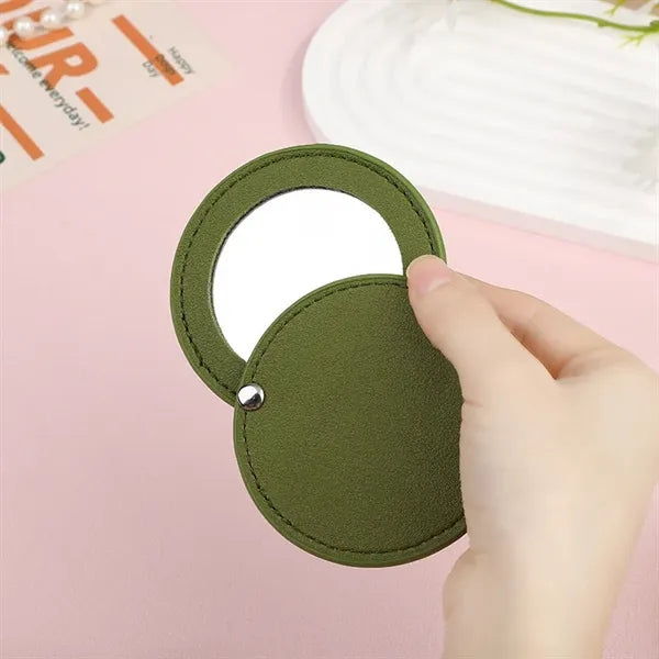 PU Leather Compact Mirror