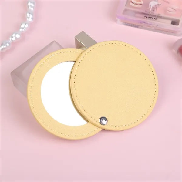 PU Leather Compact Mirror