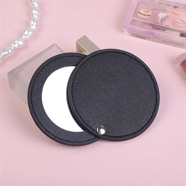 PU Leather Compact Mirror