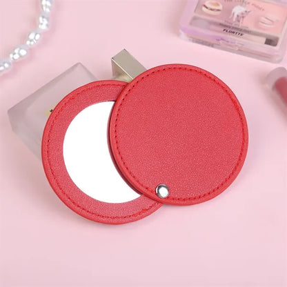 PU Leather Compact Mirror