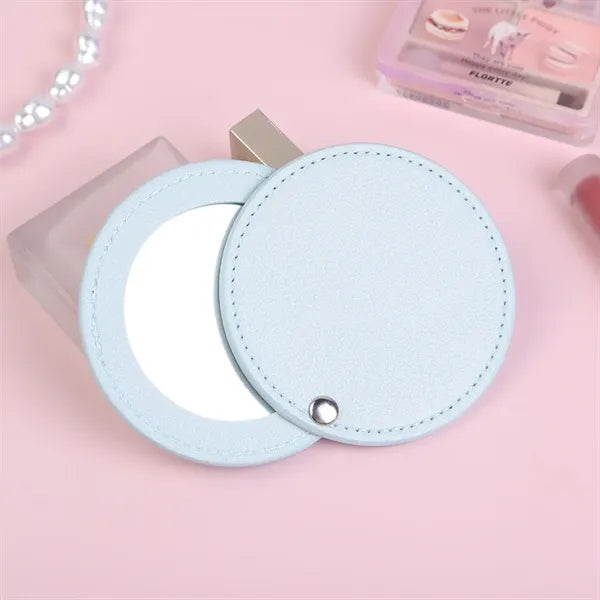 PU Leather Compact Mirror
