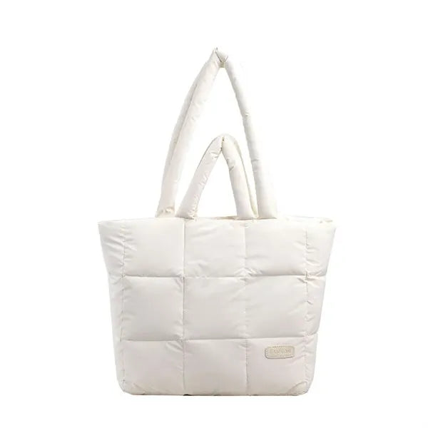 Large-Capacity Puffer Tote Bag