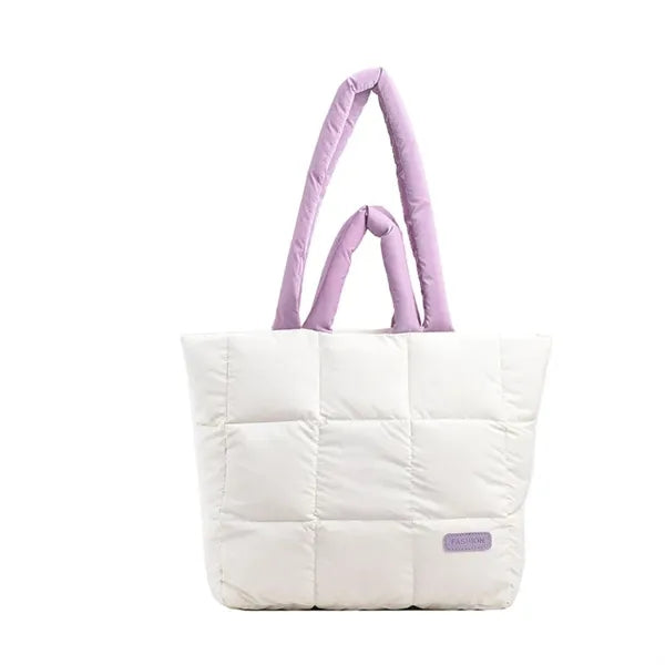 Large-Capacity Puffer Tote Bag