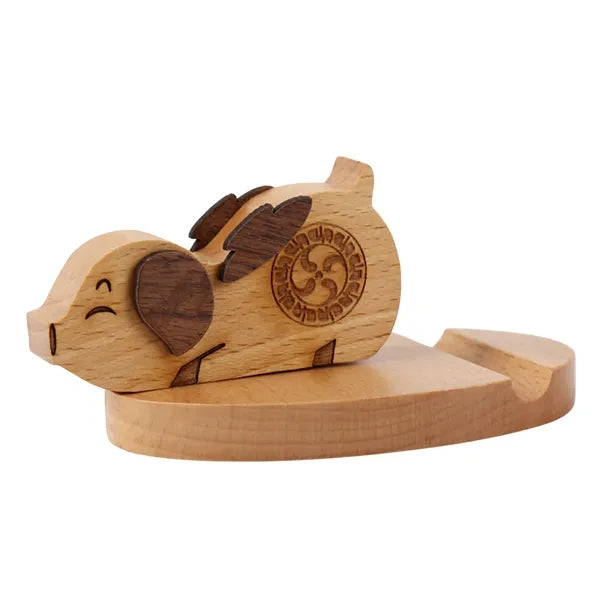 Wooden Phone Stand