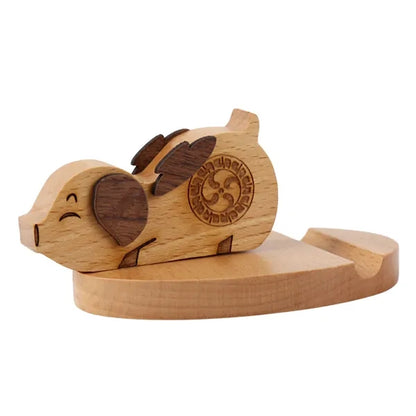 Wooden Phone Stand