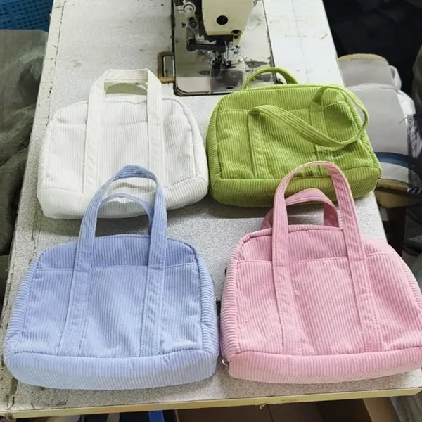 Corduroy Large Pencil Case Pouch
