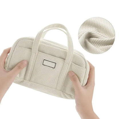 Corduroy Large Pencil Case Pouch