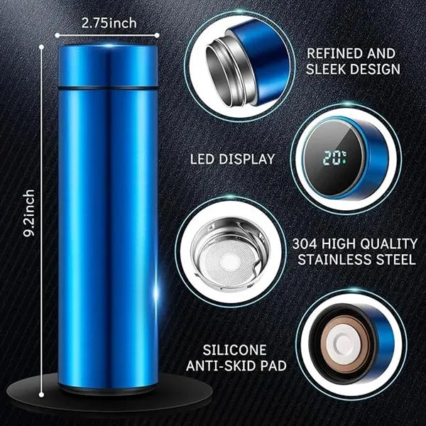 17oz Smart LED Temperature Display Thermos