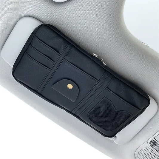 PU Car Sun Visor Organizer