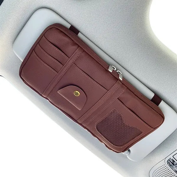 PU Car Sun Visor Organizer