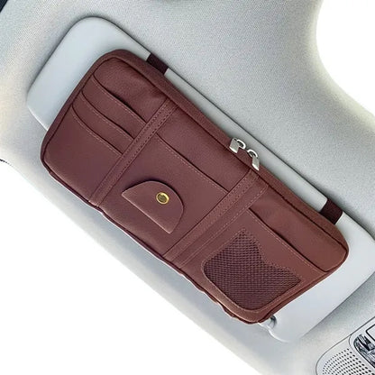 PU Car Sun Visor Organizer
