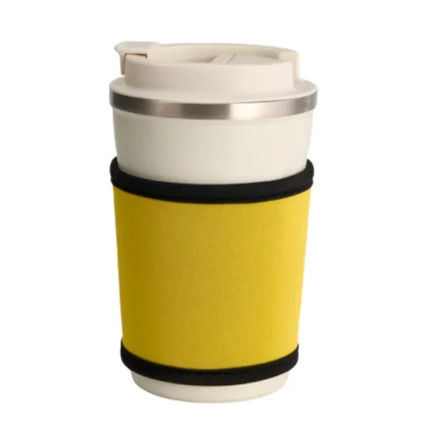 3MM Neoprene V-Shaped Can Cooler W/ Binding