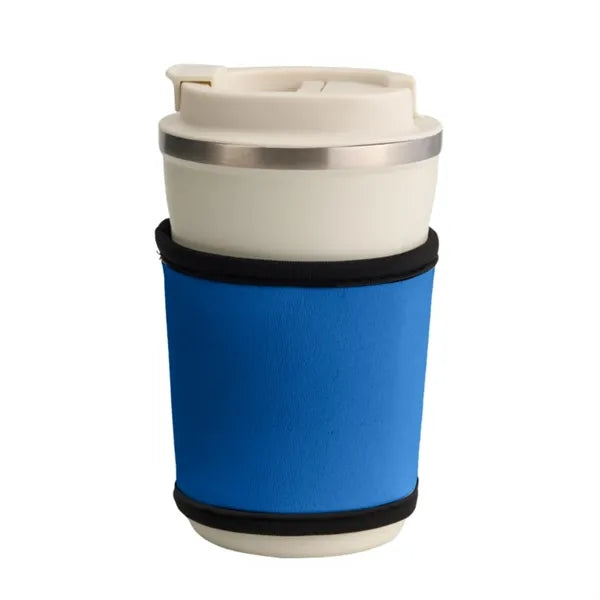 3MM Neoprene V-Shaped Can Cooler W/ Binding