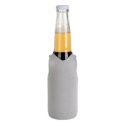 12 Oz. Neoprene V-Neck Vest Shape Collapsible Bottle Cooler