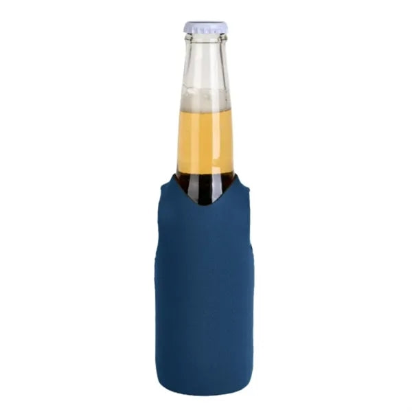 12 Oz. Neoprene V-Neck Vest Shape Collapsible Bottle Cooler