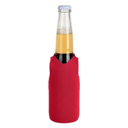 12 Oz. Neoprene V-Neck Vest Shape Collapsible Bottle Cooler