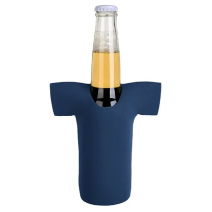 12 oz. Neoprene R-Neck T-SHIRT Collapsible Bottle Cooler