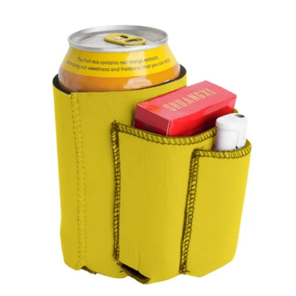 330ML Neoprene Can Cooler W/ Pocket