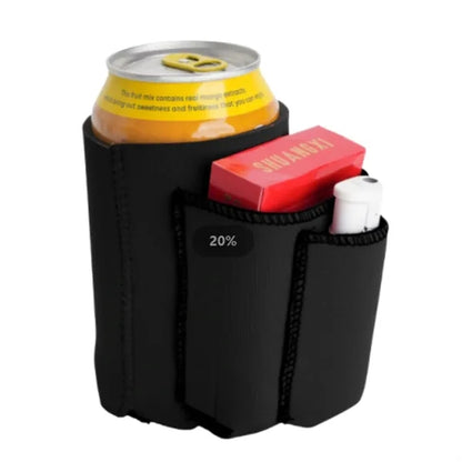 330ML Neoprene Can Cooler W/ Pocket