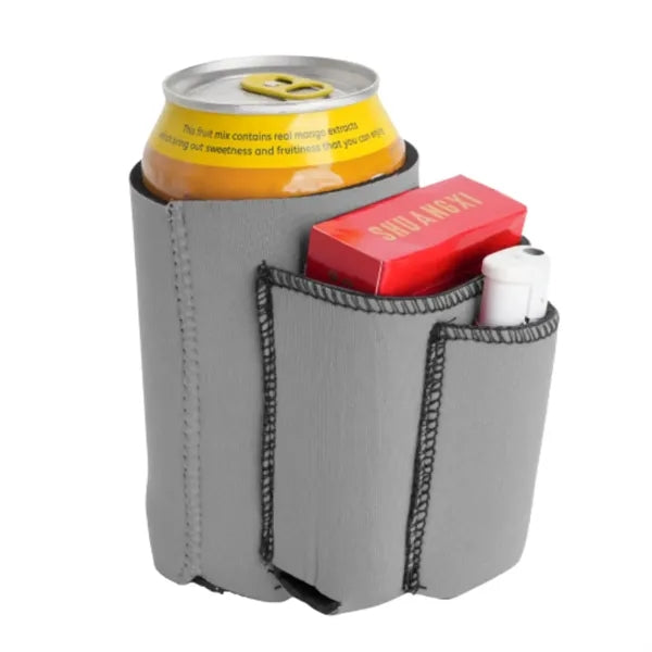 330ML Neoprene Can Cooler W/ Pocket